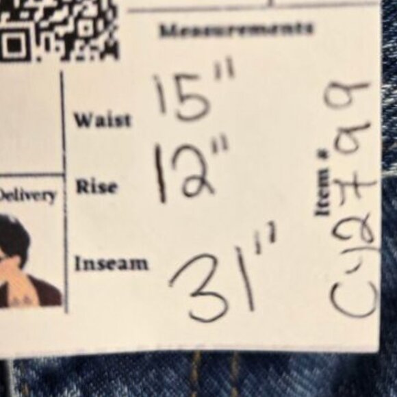 Wrangler Rugged Wear Thermal Straight Leg Denim Jeans Size 9/10 Tall - Picture 11 of 11